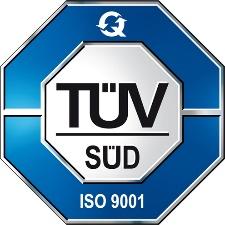 TÜV SÜD Prüfzeichen ISO 9001