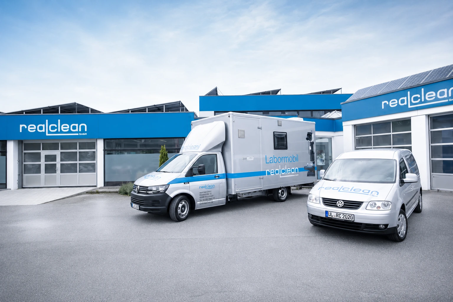 Labormobil und Fahrzeuge der realclean GmbH