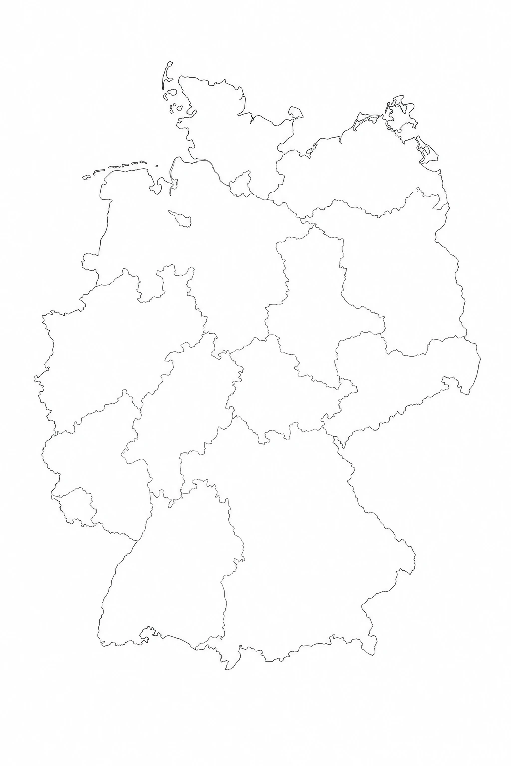 Deutschlandkarte mit Einsatzorten des Labormobils